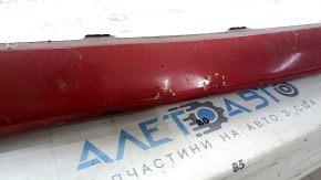 Front bumper bare Toyota Camry v50 12-14 usa LE XLE, red, broken fasteners, dents, scratches