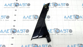 Door trim side rear right Audi A6 C8 19- rear, black gloss, scratches, broken corner