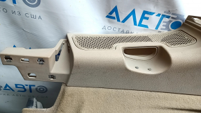 Right arch trim Porsche Cayenne 958 11-14 beige, needs cleaning, scratches, broken guide