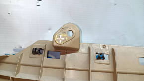 Right arch trim Porsche Cayenne 958 11-14 beige, needs cleaning, scratches, broken guide