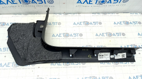 Door sill trim inner front left Audi A6 C8 19- black, scratches