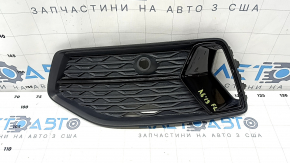 Front bumper grille left Audi A6 C8 19 - for air duct and parking sensors, black gloss
