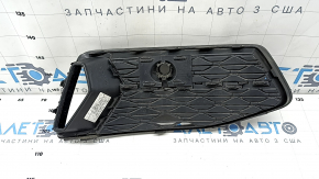 Front bumper grille left Audi A6 C8 19 - for air duct and parking sensors, black gloss