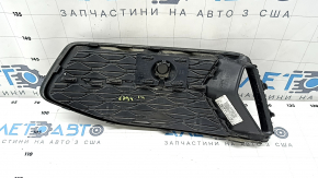 Front bumper grille right Audi A6 C8 19- for air duct and parking sensors, black gloss, butt