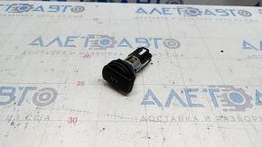 Rear right trunk cigarette lighter VW CC 08-17 black