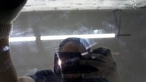 Front panoramic glass Audi A6 C8 19 - cracked coating, sand, scratches
