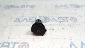 Cigarette lighter trunk rear right Audi Q7 4L 10-15 black