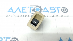 Rear left window lift control BMW 3 F30 15-18 with beige trim