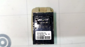 Rear left window lift control BMW 3 F30 15-18 with beige trim