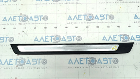 Door sill trim outer front left Audi A6 C8 19- black with chrome insert, scratches, broken fastening