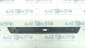 Door sill trim outer front left Audi A6 C8 19- black with chrome insert, scratches, broken fastening