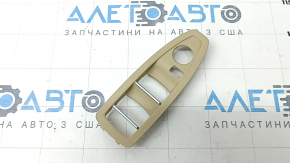 Front left window lift control trim BMW 3 F30 12-18 beige without auto-folding