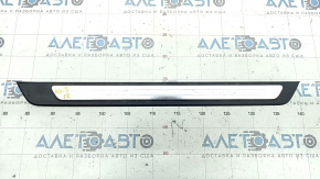 Door sill trim outer front right Audi A6 C8 19- black with chrome insert, scratches