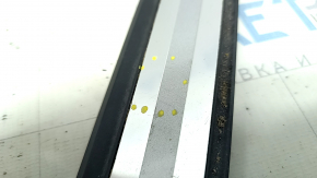 Door sill trim outer front right Audi A6 C8 19- black with chrome insert, scratches