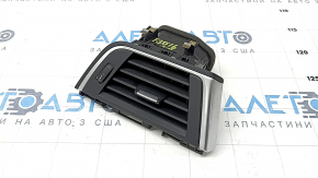 Front panel air duct deflector right BMW 3 F30 12-18 black with chrome