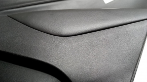 Door trim card rear right Chevrolet Equinox 18-21 black, armrest black leather, black insert, scratches