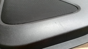 Door trim card rear right Chevrolet Equinox 18-21 black, armrest black leather, black insert, scratches