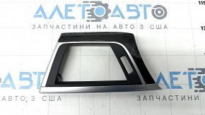 Front panel trim left BMW 3 F30 12-18 under black wood
