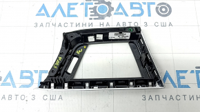 Front panel trim left BMW 3 F30 12-18 under black wood