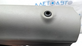 Door trim card rear left Buick Encore 13-16 gray, gray insert, armrest black leather, scratches