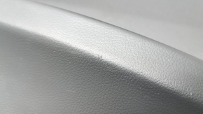 Door trim card front left BMW 3 F30 12-18 leather black, trim ebony, insert and armrest leather beige, with black molding and backlight, scratches