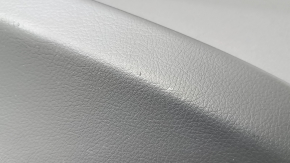 Door trim card front left BMW 3 F30 12-18 leather black, trim ebony, insert and armrest leather beige, with black molding and backlight, scratches