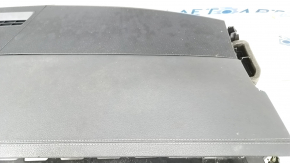 Torpedo front panel with AIRBAG Audi A6 C8 19- without projection, black with dark gray, for dry cleaning