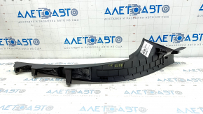 Door sill trim inner rear left Audi A6 C8 19- black, scratches