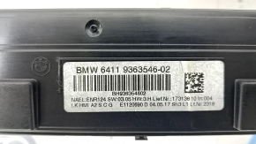 Climate control BMW 3 F30 15-18 heated, black with chrome