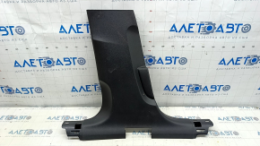 Center pillar trim lower left Audi A6 C8 19- black, scratches