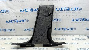Center pillar trim lower left Audi A6 C8 19- black, scratches