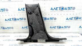 Center pillar trim lower right Audi A6 C8 19- black, scratches