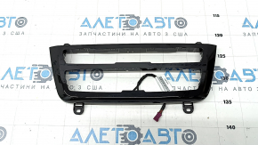 Frame trim for radio and climate control BMW 3 F30 15-18 rest, with backlight