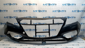 Front bumper bare Hyundai Sonata 16-17 hybrid OEM dented, scratched