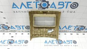 Rear center console trim BMW 3 F30 12-18 beige, under deflector