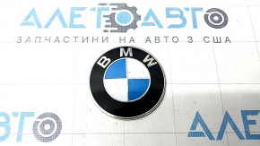 Emblem badge front bumper BMW 3 F30 12-18 sand