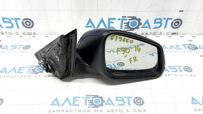 Right side mirror BMW 3 F30 4d 13-18 usa 5 pins, matt mount, turn signal, blue