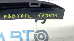 Left fog light grille frame molding BMW 3 F30 16-18 black matte, broken mount, sand, scratches