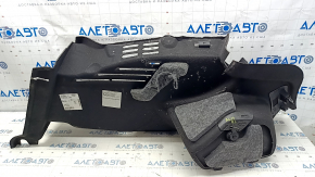 Left arch trim Audi A6 C8 19 - black, for dry cleaning, missing mesh mount