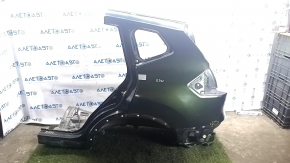 Quarter wing rear left Nissan Rogue 14-20 green DAL dents