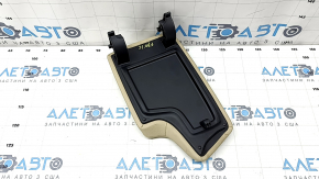 Armrest BMW 3 F30 12-18 leather, beige, dry-cleanable