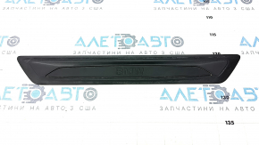 Door sill trim front left outer BMW 3 F30 12-18 black