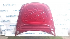 Tesla Model 3 18 bare hood - aluminum, red PPMR bumps, scratches