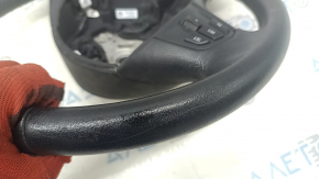 Naked steering wheel BMW 3 F30 12-18 leather black, without heating, with buttons, scratches