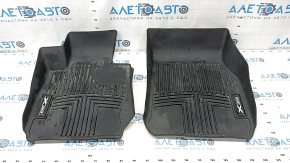 Set of floor mats for BMW 3 F30 12-18 rubber black, X drive