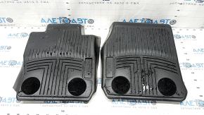 Set of floor mats for BMW 3 F30 12-18 rubber black, X drive