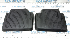 Set of floor mats for BMW 3 F30 12-18 rubber black, X drive