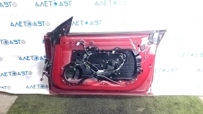 Door assembly front right Tesla Model 3 18-20 red PPMR dents 
