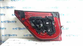 Door assembly rear left Tesla Model 3 18-20 red PPMR, pokes