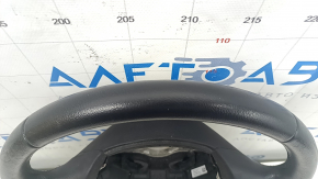Naked steering wheel BMW 3 F30 12-18 leather black, without heating, with buttons, scratches